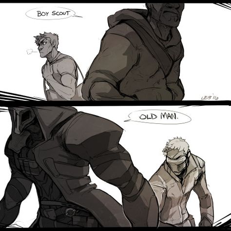 Soldier 76 Fanart, Reaper 76, Reaper Overwatch, Overwatch Reaper, Overwatch Drawings, Soldier 76, Overwatch Comic, Overwatch Fan Art, Overwatch 2