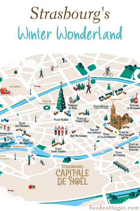 Dive into a snowy wonderland at the Strasbourg Christmas Market - a must-visit destination this holiday season. #WinterGetaway Strasbourg Christmas, Maps Aesthetic, Strasbourg Cathedral, Mental Map, Christmas Tree Sale, Europe Winter, Hallmark Christmas Movies, Winter Getaway, European Vacation