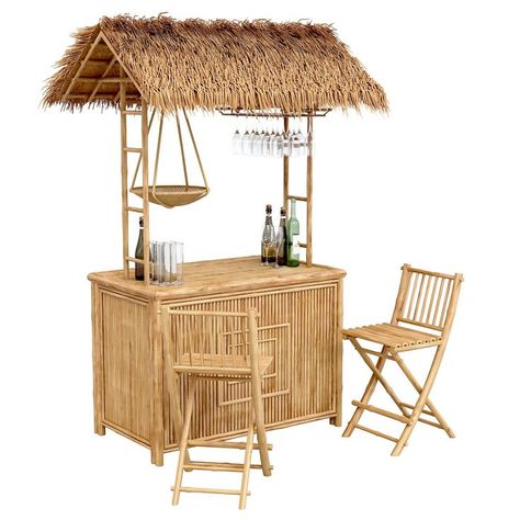 Tiki Bar Stools, Glasses Model, Bamboo Bar, Copper Decor, 3ds Max Models, Free Beach, Tiki Bar, Mini Bar, Coffee Machine