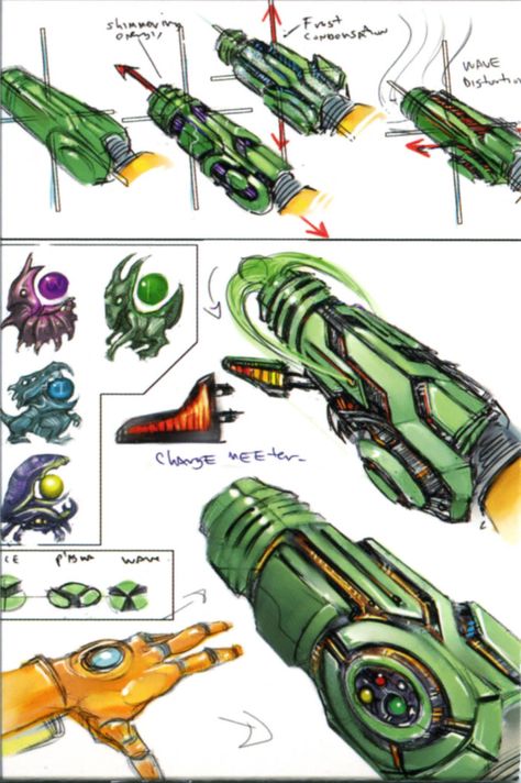 Arm Cannon concepts, Prime (707×1062) Arm Cannon, Metroid Prime, Zero Suit Samus, Super Metroid, Metroid Samus, Samus Aran, Art Outfits, Comic Manga, 8bit Art