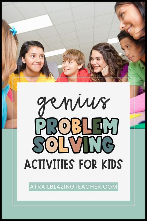 Teach your student’s to tackle challenges and build vital skills with these fun problem-solving activities and games. They are great for home or school. You can use these quick learning activities to improve social skills and teamwork skills. Includes problem solving task cards, toothpick activities and more! Learn more here! Teamwork Challenges, Problem Solving Activities For Kids, Critical Thinking Books, Improve Social Skills, Life Skills Class, Teamwork Skills, Critical Thinking Activities, Problem Solving Activities, Social Skills Groups