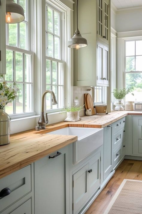 40 Rustic Farmhouse Kitchen Ideas That Look Chic and Charming  40 Rustic Farmhouse Kitchen Ideas That Look Chic and Charming French Farmhouse Kitchen Cottage Style, Rustic Farmhouse Kitchen Ideas, Hickory Cabinets, French Farmhouse Kitchen, House Styling, Farmhouse Kitchen Ideas, Bali Villa, Farmhouse Kitchen Cabinets, Design Boards