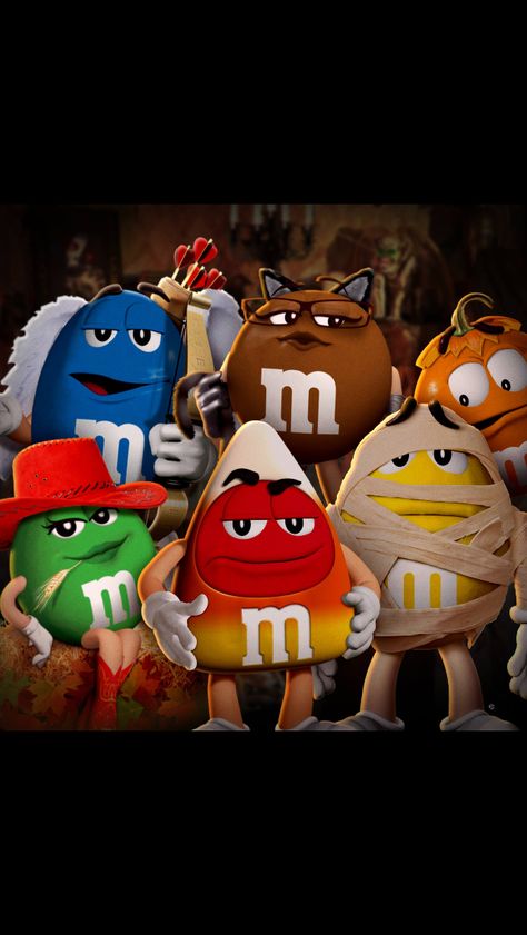 M and m halloween M And Ms, Fun Diy Halloween Decorations, Jeopardy Template, Candy Pictures, M&m's Chocolate, M&m Characters, M M Candy, Types Of Candy, Candy Halloween