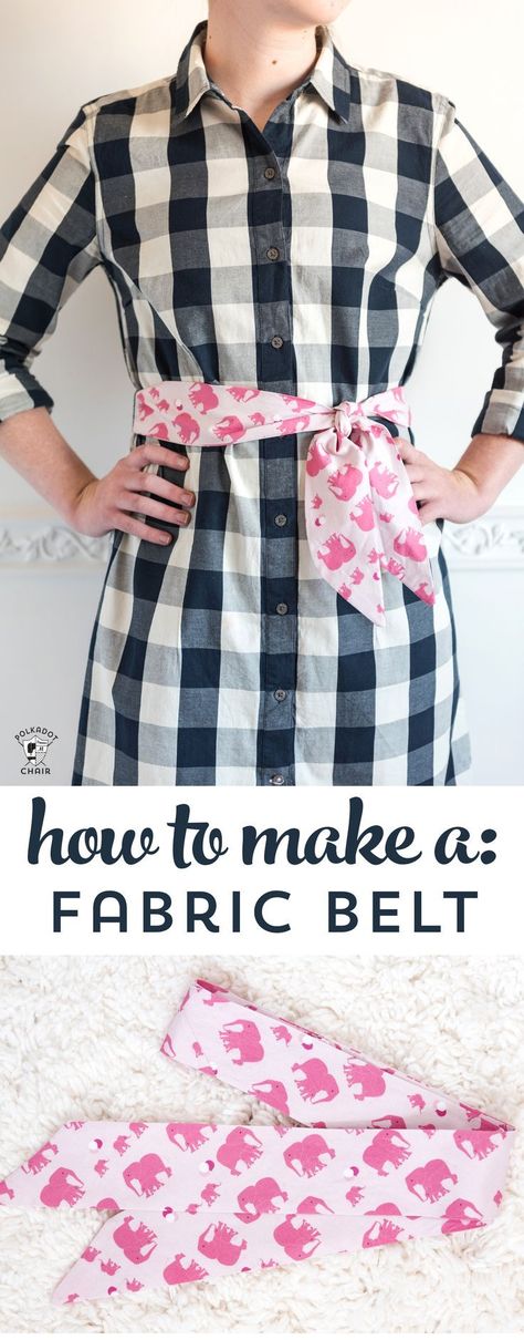 Learn how to make a fabric belt or sash with this free sewing tutorial. Can be made in multiple sizes. #FabricBeltTutorial #fabricbelt #sewingtutorial Tote Bag Pattern Free, Beginner Sewing, Sewing Tutorials Free, Cloth Belt, Beginner Sewing Projects Easy, Leftover Fabric, How To Hem Pants, Sewing Lessons, Sewing Projects For Beginners