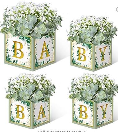 Sage Green Gender Reveal, Green Gender Reveal, Baby Shower Color Themes, Modern Baby Shower Themes, Frog Baby Showers, Sage Green Baby Shower, Garden Baby Shower Theme, Baby Lamb Baby Shower, Baby Shower Box