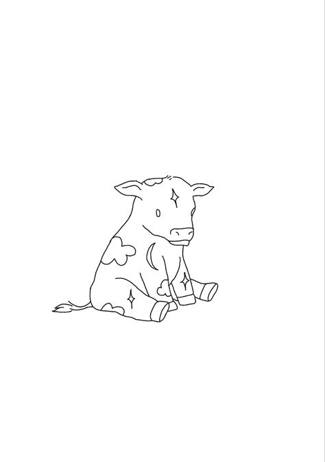 Cow Tattoo Stencil, Cow Tattoo Ideas, Cow Tattoo, Tattoo Stencil, Tattoo Flash Art, Cute Embroidery, Flash Art, Tattoo Flash, Tattoo Stencils