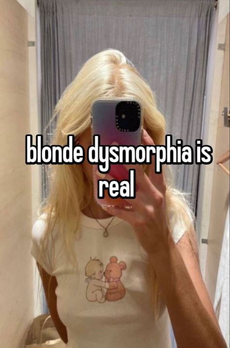 Would I Look Good Blonde, Facts About Blonde Hair, I Love Being Blonde, Brunette To Dirty Blonde, Bleached Hair Aesthetic, Blonde Pfp Aesthetic, Blonde Memes, Blonde Hair Pfp, Blonde Pfp