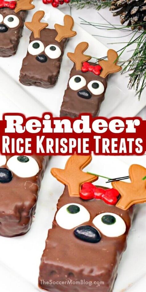 Cereal Ideas, Frozen Cake Pops, Dessert Rice, Christmas Rice, Homemade Rice Krispies Treats, Rice Krispies Treat, Favorite Christmas Desserts, Christmas Desserts Party, Dessert Christmas