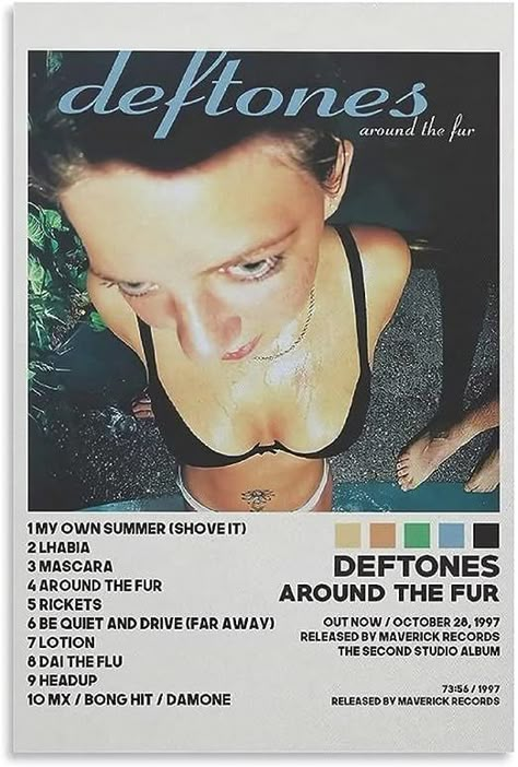 #deftones #deftonesposter #aroundthefur Deftones Poster, Deftones Around The Fur, Around The Fur, Music Poster Ideas, Wall Art Decor Prints, Music Poster Design, Music Album Covers, Evanescence, Music Album Cover