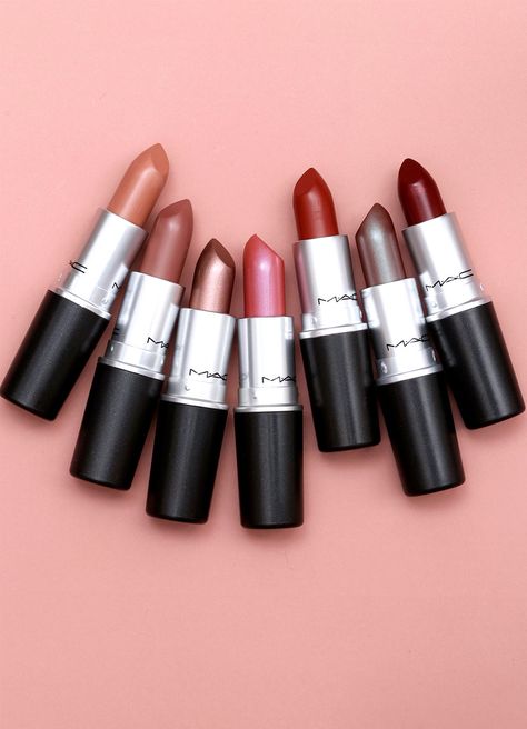 MAC Is Taking Us Waaaay Back With the MAC Throwback Lipsticks - Makeup and Beauty Blog Spanish Fly, Lipstick Photos, Red Lipstick Shades, Lipstick For Dark Skin, Beauty Corner, Makeup And Beauty Blog, Cosmetics Photography, Elf Cosmetics, Best Lipsticks