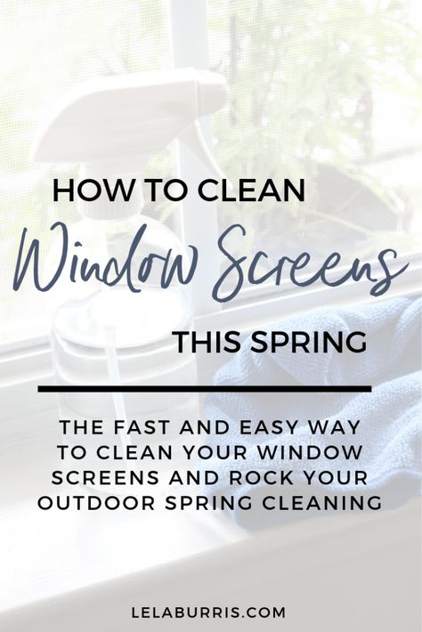 Step by step guide for busy moms to clean window screens quickly and easily. You don't need any fancy tools and you can knock it out in just one afternoon. Window Screen Cleaning, Best Way To Clean Window Screens, Cleaning Screens Window, How To Clean Windows Outside, How To Clean Window Screens, Clean Window Screens, Clean Outdoor Windows, Cleaning Window Screens, Window Screen Cleaner