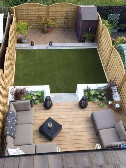 Patio Garden Ideas On A Budget, Small Garden Inspiration, Backyard Garden Landscape, Back Garden Design, Garden Types, Diy Garden Furniture, Outdoor Gardens Design, Backyard Garden Design, Deck Garden