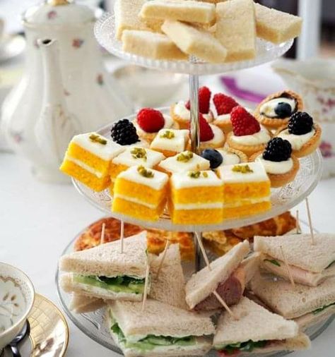 Teatime Snacks, Cheddar Scones, Water For Health, Peach Syrup, Party Sandwiches, Queso Cheddar, British Tea, Afternoon Tea Parties, Tea Time Snacks