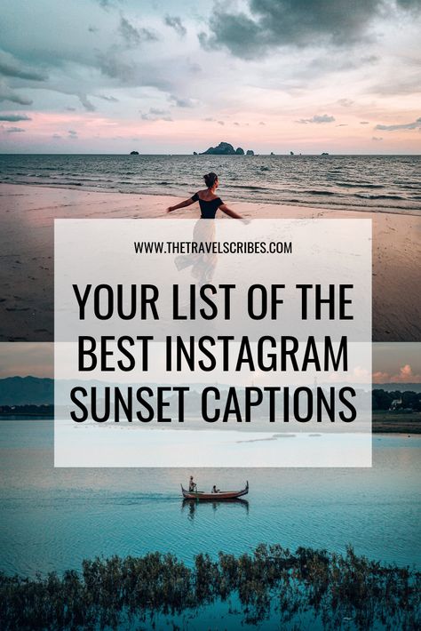 Instagram Guide I Sunset I Instagram Captions I Instagram Marketing Your list of the best instagram sunset captions Writer's block? Just use our handy list of the best instagram sunset captions! Instagram Captions For Sunsets, Quotes About Sunsets, Sunset Lyrics, Caption For Sunset, Sunset Song, Hot Quote, Sunset Captions For Instagram, Sunset Captions, Sunset Quotes Instagram