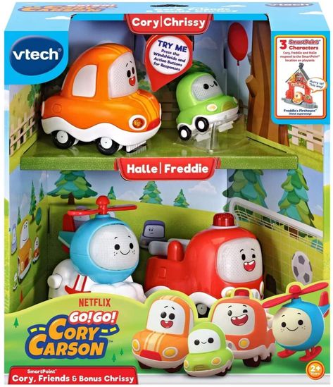 AmazonSmile: VTech Go! Go! Cory Carson Vehicles - Cory, Friends & Bonus Chrissy: Toys & Games Cory Carson Cake, Go Go Cory Carson, Old Kids Toys, Cory Carson, Roll Play, Wooden Train, Boy Toys, Toy Brand, Train Car