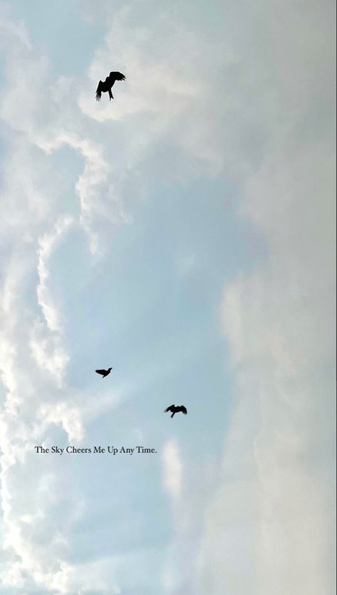 Birds Flying In The Sky Aesthetic Caption, Caption For Birds Pic, Birds Flying In The Sky Quotes, Birds Quotes Flying, Blue Sky Quotes, Eng Quotes, Sky Captions, Birds Voice, Nature Photography Quotes