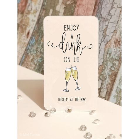 Drink Tokens for Weddings/Parties/Corporate Events/Work Do | High Quality Card | Packs of 10 Ticket Style, Business Event, Online Pattern, Business Events, Pack Of Cards, Custom Items, Corporate Events, Gift Item, Birthday Parties