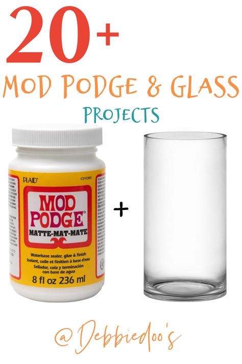 Mod Podge On Windows, How To Use Mod Podge On Glass Mason Jars, Modge Podge Vases Tissue Paper, How To Modge Podge On Glass Jars, Glass Bowl Makeover, Modge Podge On Glass Diy, Things To Do With Glass Vases, Mod Podge Wine Glasses, Mod Podge Gift Ideas