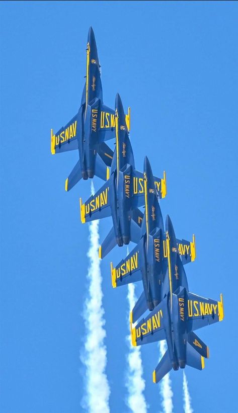 Air Force Fighter Jets, Jet Aviation, Us Navy Blue Angels, Go Navy, Airplane Fighter, Angels Pictures, Navy Aircraft, Blue Angel, Navy Military