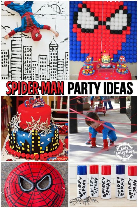 Spiderman birthday party food