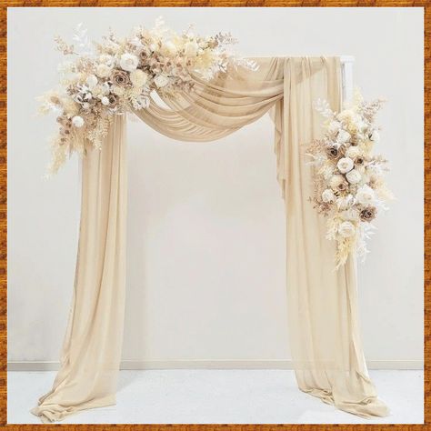 Background Wedding Decorations, Modern Photo Backdrop, Background Lamaran, Flower Arch Arrangement, Arbor Diy, Floral Arbor, Pose Pengantin, Nikah Decor, Diy Wedding Arch