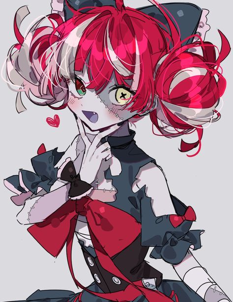 #Vtuber #Fanart Zombie Anime Art, Zombie Pfps, Kureji Ollie, Zombie Character, Anime Zombie, Cute Zombie, Eyes Artwork, Zombie Art, Female Character Concept