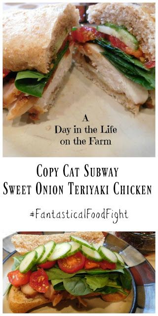 Sweet Onion Chicken Teriyaki Recipe, Subway Seafood Sensation Recipe, Chicken Teriyaki Subway, Sweet Onion Chicken, Subway Copycat, Subway Chicken, Subway Sandwiches, Chicken Teriyaki Sauce, Sweet Onion Sauce