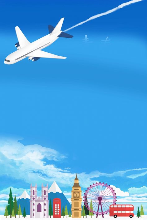 Travel Template Background, Travel Background Design, Tourism Wallpaper, Trip Background, Tour Background, Background Airplane, Tourism Background, Electronics Poster, Travel Background