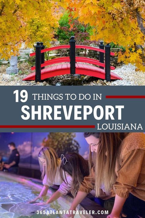 If you’re on the hunt for a locale with all the Louisiana charm without the New Orleans prices, Shreveport and Bossier City might just be the right stop for you. There is no shortage of sights, sounds, or activities in this fun city. Here are 19 things to do in Shreveport and Bossier City that we know your family will enjoy! La With Kids, La Things To Do, Louisiana Vacation, Bossier City Louisiana, Louisiana Travel, Shreveport Louisiana, Fun City, Girls Getaway, Kids Vacation