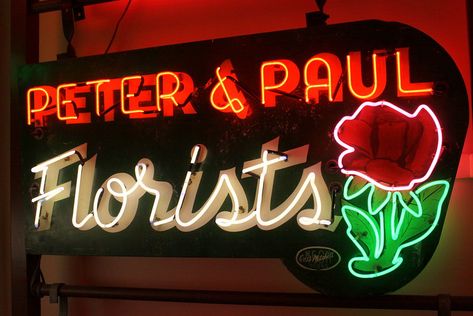 Hand Painted Logo, Vintage Neon Signs, Vintage Neon, Sign Of The Times, Sign Lighting, Business Signs, Pittsburgh Pa, True Words, Neon Sign