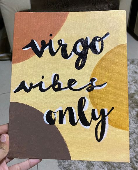 Virgo Drawing Ideas, Virgo Painting, Virgo Painting Ideas, Virgo Sign Drawing, Virgo Drawing Zodiac, Virgo Vibes Only Painting, Canvas Drawing, Canvas Drawings, Art Drawings For Kids