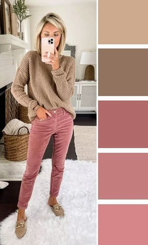 Peach Inspired Outfit, Soft Summer Color Palette, Colour Combinations Fashion, Color Combos Outfit, Mocha Mousse, Color Combinations For Clothes, Beige Outfit, Pantone Color Of The Year, Fall Color Palette