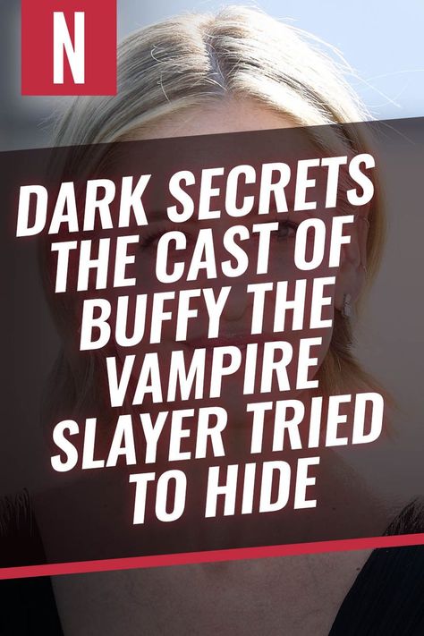 "Buffy the Vampire Slayer" is one of the most beloved TV shows of the '90s. #buffythevampireslayer #tvshows #darksecrets #celebritysecrets Supernatural Creatures, Dark Secrets, Vampire Slayer, Buffy The Vampire, Buffy The Vampire Slayer, Best Tv, The Cast, The Vampire, Supernatural