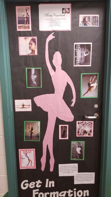 Dance Display Board Ideas, Dance Door Decorations, Dance Bulletin Board, Dance Class Decoration Ideas, Dance Bulletin Board Ideas, Dance Classroom Decorations, Soft Board Decoration, Motivational Quotes For Kids, High School Bulletin Boards