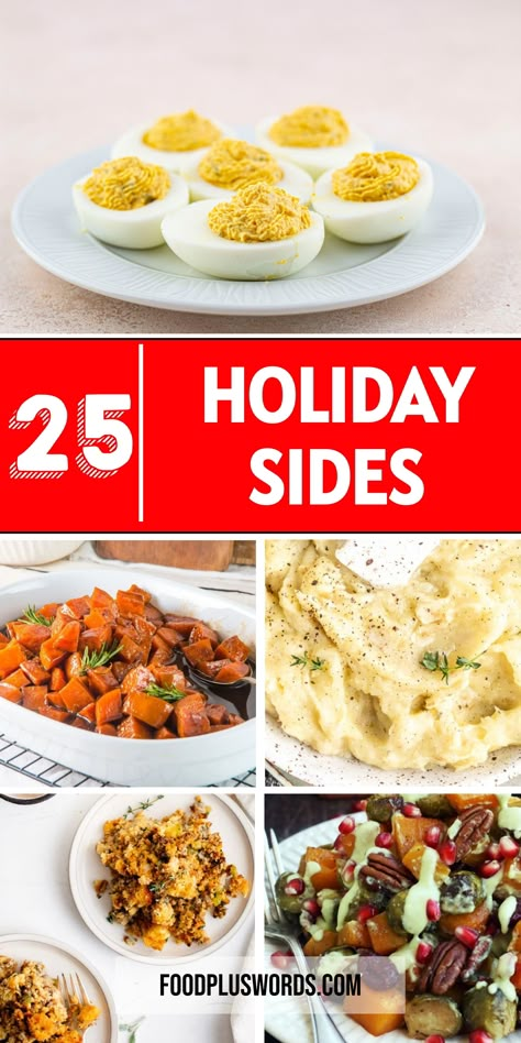 Looking to impress your guests at the holiday table? Serve these delicious and easy Christmas side dishes! Your Christmas party will be a hit with these flavorful recipes. From unique holiday sides to classic favorites, you'll find the perfect dish to complement your main course. These holiday sides are guaranteed to bring smiles to everyone's faces.  | Side Dishes Christmas | Christmas Food Dinner Side Dishes  | Christmas Meal Ideas Sides  | Sides Dishes Christmas Dinner, Holiday Meal Side Dishes, Dishes To Bring To Christmas Party, Side Dish Ideas For Christmas Dinner, Traditional Christmas Dinner Side Dishes, Yule Side Dishes, Christmas Cold Side Dishes, Crockpot Christmas Sides, Sides For Christmas Ham