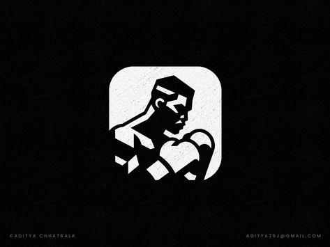 Boxer - Game app icon concept sketch, Logo Design by Aditya Chhatrala Game App Icon, Sketch Logo, Modern Art Tattoos, Church Graphic Design, Food Poster Design, Logo Icon, Man Logo, Work Jacket, Graphics Designer