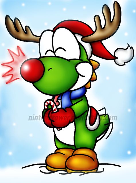 Yoshi Drawing, Funny Christmas Wallpaper, Mario Yoshi, Mario Stuff, Pokemon Bead, Dragon Ball Painting, Super Mario Art, Nintendo Art, Mario Art