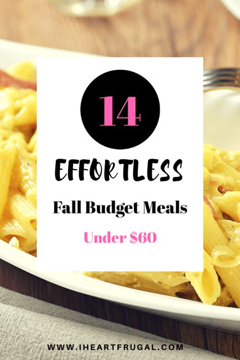 14 Fall Budget Meals Birthday Meals, Dinner Meal Plan, Budget Dinner, Kids Smile, Budget Cooking, Budget Meal Planning, Dinner On A Budget, 1 December, Money Frugal