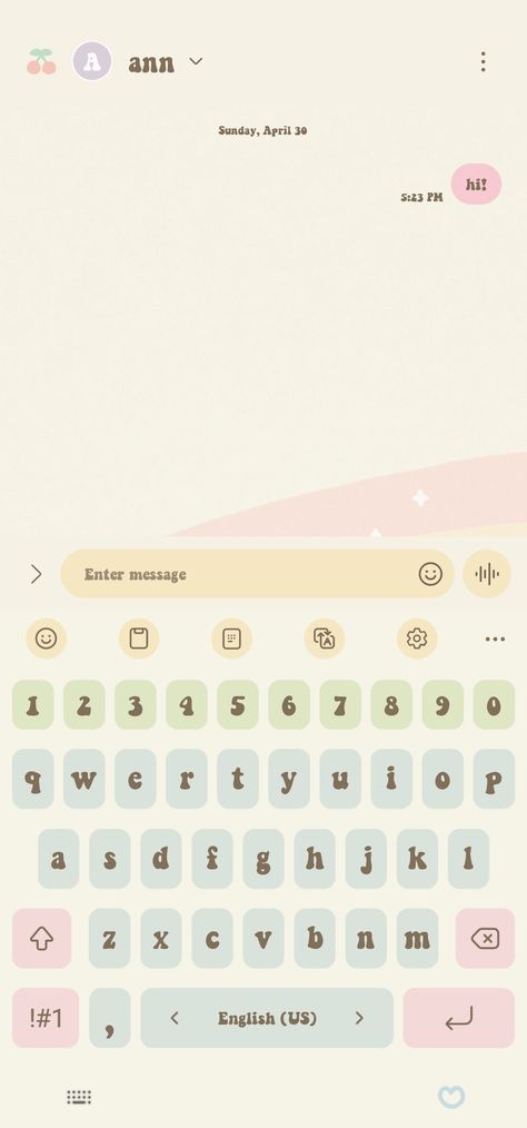 samsung theme: rainbow bear Samsung Keyboard Themes, Cute Samsung Themes, Telegram Chat Theme, Ios Customization, Samsung Themes, Pink Homescreen, Keyboard Theme, Note Fonts, Pretty Fonts