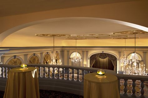 Balcony and Ballroom Ballroom Balcony, Anatomical Art, Embassy Row, C Photo, Dnd Inspiration, Dance Hall, Film Aesthetic, Ballroom, Valance Curtains