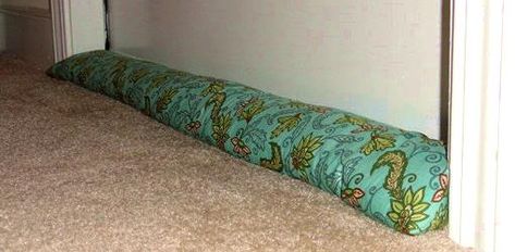 Making a draft dodger is an easy, fun, energy saving, DIY project for your home! Under Door Draft Stopper Diy, Door Draft Stopper Diy, Draft Stopper Diy, Draft Snake, Door Stopper Diy, Draft Dodger, Door Snake, Draft Excluder, Upcycled Items