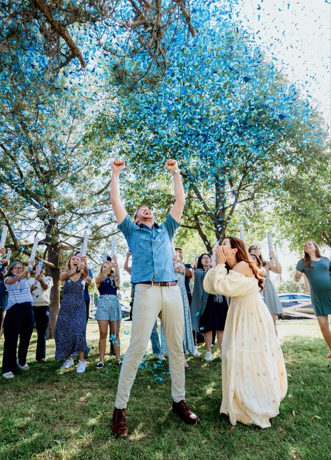 Gender Reveal Party Ideas, confetti cannon, photos Gender Reveal Photoshoot Confetti, Gender Reveal Party Photoshoot, Gender Reveal Party Photography, Gender Reveal Party Photos, Confetti Cannon Gender Reveal, Gender Reveal Confetti Cannon, Gender Reveal Pictures, Gender Reveal Photography, Gender Reveal Confetti