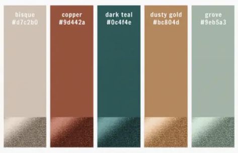 Teal Mood Board, Copper Colour Palette, Yoga Branding Design, Bold Wedding Colors, Yoga Branding, Mood Board Inspiration, Copic Coloring, Wedding Color Palette, Wedding Color