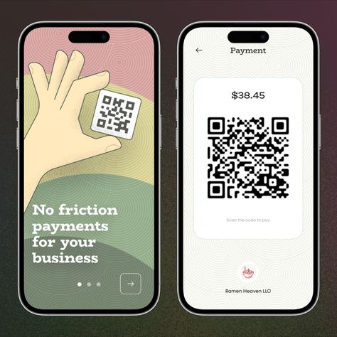 Have a look at our new design for a payment app that uses QR codes. Share your thoughts about it in comments! Payment Ui Design, Flow Design, Mobile App Ui, Qr Codes, App Ui, Ui Ux Design, Ux Design, Ui Design, Qr Code