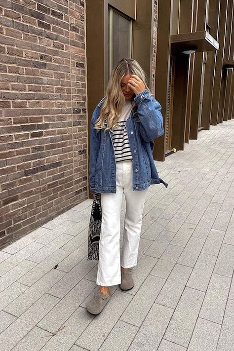 60+ Stylish White Pants Outfit Ideas For Every Occasion Fall Outfits With Cream Pants, Fall Outfit White Jeans, White Pants In Fall, Cream Sweater Vest Outfit, Trendy Mom Outfits Fall 2024, White Jeans Outfit Autumn, How To Style White Jeans, White Corduroy Pants Outfit, White Pants Winter Outfit