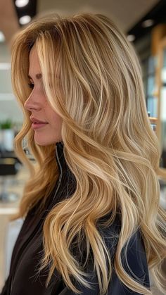 Blake Lovely Hair Color, Honey Vs Ash Blonde, Honey Blonde Vs Golden Blonde, Golden Blonde Hair With Money Piece, Gold Balayage Blonde, Honey Gold Blonde Hair, Creamy Golden Blonde Hair, Golden Blonde With Shadow Root, Honey Blonde Highlights On Blonde Hair