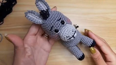 Donkey Amigurumi Free Pattern, Crochet Donkey Free Pattern, Shrek Crochet Pattern, Cute Shrek, Crochet Shrek, Donkey Amigurumi, Crochet Donkey, Shrek Donkey, Crochet Sea Creatures