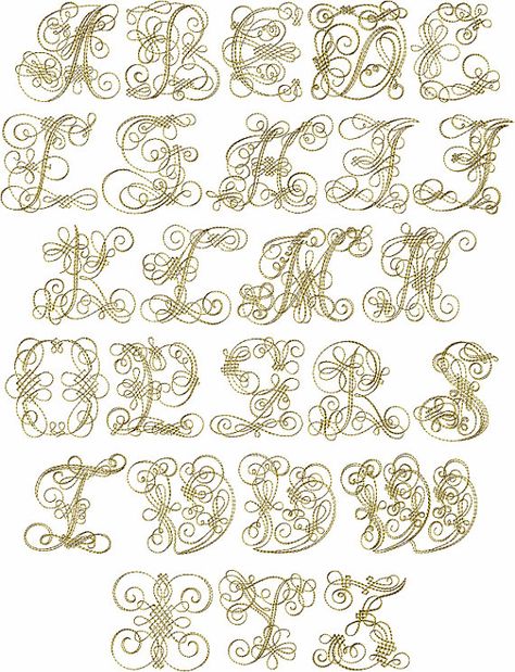 Capital Fonts, Hand Lettering Worksheet, Advanced Embroidery, Graffiti Lettering Fonts, Embroidery Alphabet, Embroidery Design Sets, Hand Lettering Alphabet, Lettering Alphabet Fonts, Embroidery Letters