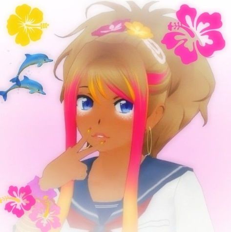 ୨୧ tropical core 🍹 #popular #tropical #tropicalcore Tropical Core, Gyaru Aesthetic, Aesthetic Icon, Flowers, Pink