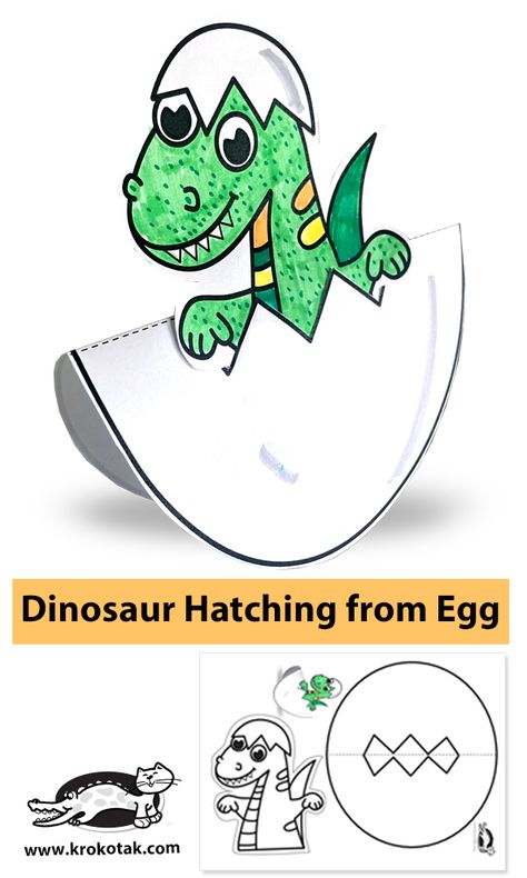 Dinosaur Hatching, Dinosaur Crafts Kids, Dino Craft, Dinosaur Activities Preschool, Dinosaurs Preschool, Summer Camp Crafts, Children Activities, Dinosaur Activities, Dinosaur Crafts